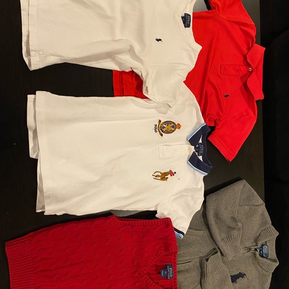 Boys Lot Of 5 Polo Ralph Lauren 